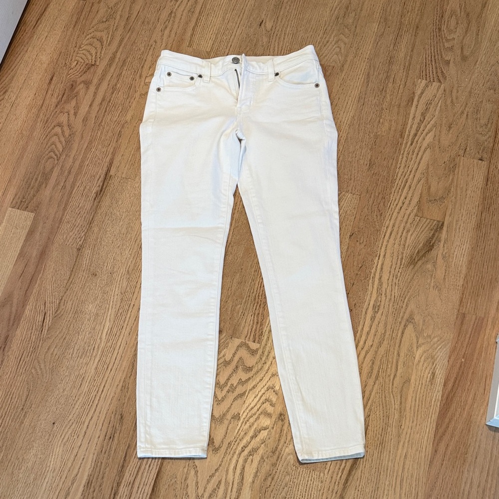 J. Crew White Skinny Jeans
